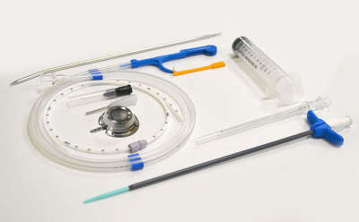 Система для венозно-артериального доступа c портом эллипсовидным PORT TI (титановым) с катетером 8 F и набором для установки купить оптом в Мытищах