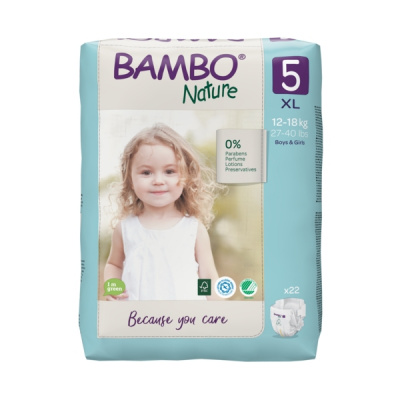 Эко-подгузники Bambo Nature 4 (7-14 кг), 24 шт купить оптом в Мытищах
