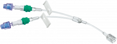 Удлинительная Y-линия с 2-мя коннекторами Сэйффлоу и возвратным клапаном 12 см купить оптом в Мытищах