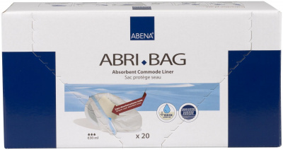 Abri-Bag Гигиенические впитывающие пакеты для туалета 51,5x39 см купить оптом в Мытищах